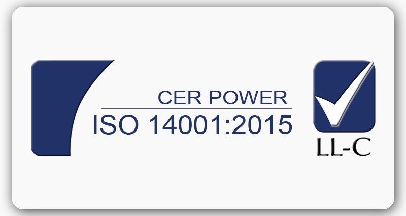 ISO 14001:2015 - GESTIONE AMBIENTE - CER Power S.r.l.